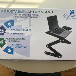 Black Adjustable Laptop Stand
